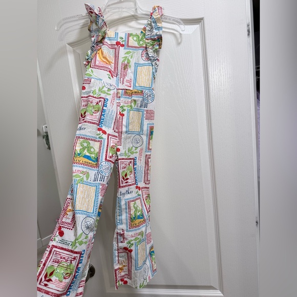 Tahari Other - Tahari Multicolor Graphic Print Romper girls size 5